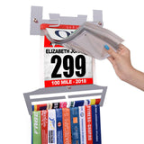 Race Bib Holder + Medal Hanger Display Rack V2-Victory Hangers®