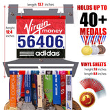 Race Bib Holder + Medal Hanger Display Rack V2-Victory Hangers®