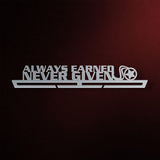 Suport Medaii Always Earned Never Given-Victory Hangers®