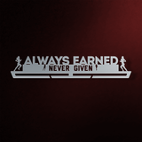 Suport Medalii Always Earned Never Given FEMININ-Victory Hangers®