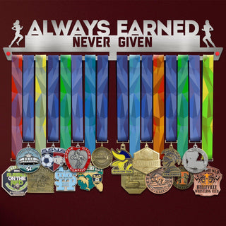 Suport Medalii Always Earned Never Given FEMININ-Victory Hangers®