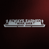 Suport Medalii Always Earned Never Given MASCULIN-Victory Hangers®