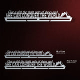 Suport Medalii Give a Girl The Right Shoes, And She Can Conquer The World-Victory Hangers®