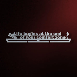 Suport Medalii Life Begins At The End Of Your Comfort Zone