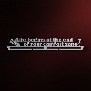 Suport Medalii Life Begins At The End Of Your Comfort Zone